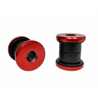 HANDLEBAR RISER DAMPER KIT POLYURETHANE BUSHING RED ANODI HANDLEBAR RISER DAMPER KIT POLYURETHANE BUSHING RED ANODI