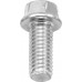 8MM HEX HEAD FLANGE BOLTS 6X1.0X14MM 10/PK