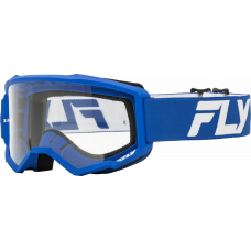 FOCUS GOGGLE BLUE/WHITE W/ CLEAR LENS