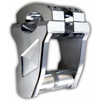 PIVOTING HANDLEBAR RISER CHROME 3
