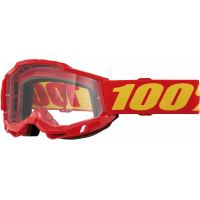 ACCURI 2 GOGGLE RED CLEAR LENS