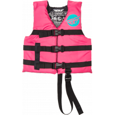 CHILD FLOTATION VEST NEON PINK/TEAL