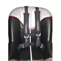 SAFETY HARNESS 2X2 W/PADS LATCH AND LINK BUCKLE