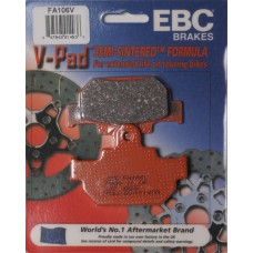 BRAKE PADS FA106V SEMI-SINTERED V SERIES