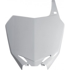 FRONT NUMBER PLATE WHITE
