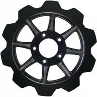 HIGH CARBON STEEL PHOENIX REAR ROTOR BLACK 11.8
