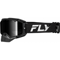 ZONE ELITE SNW GOGGLE BLK/BLK W/BLK MIR/PLRZD SMOKE LENS