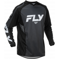 F-16 JERSEY BLACK/WHITE 2X