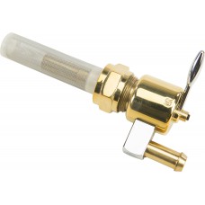 BRASS PETCOCK ROUND 22MM DOWNWARD POSITION