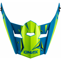 YOUTH MX-46Y UNSTABLE VISOR MATTE BLUE/GREEN YS-YL