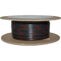#18-GAUGE BLACK/RED STRIPE 100' SPOOL OF PRIMARY WIRE