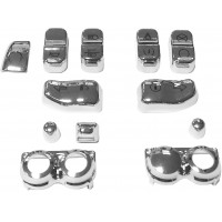 SWITCH CAP KIT CHROME `16-25 FLHT/FLTR EXC SE MODELS