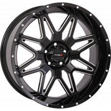 ST7 WHEEL 20X9 5+4 (0MM) 5/4.5 GLOSS BLACK MILLED