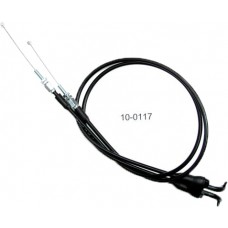 BLACK VINYL THROTTLE PUSH-PULL CABLE SET