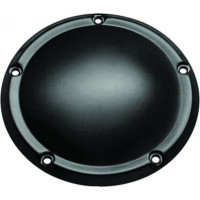 SMOOTH DERBY COVER SATIN BLACK BIG TWIN 99-16