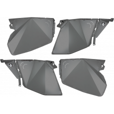 TRADITIONAL HALF DOORS TITANIUM METALLIC POL