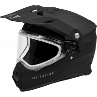 TREKKER CW SOLID HELMET DUAL SHLD MATTE BLACK 2X