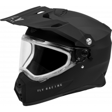 TREKKER CW SOLID HELMET DUAL SHLD MATTE BLACK 2X