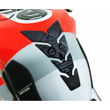 ULTRA-THIN TANK PAD SKULL BLACK