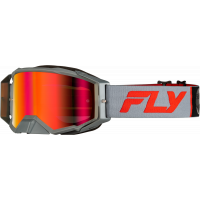 ZONE PRO GOGGLE GREY/RED W/ LIGHT RED MIRROR/AMBER LENS