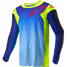 RACER HOEN JERSEY YELLOW FLUO/BLUE/NIGHT NAVY 2X