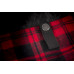 MARKSMAN FLANNEL BLACK/RED MD