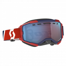 FURY SNOWCROSS GOGGLE RED/ BLUE ENHANCER BLUE CHROME FURY SNOWCROSS GOGGLE RED/ BLUE ENHANCER BLUE CHROME