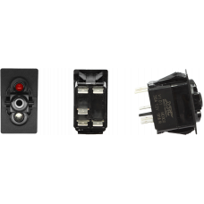 DASH SWITCH BODY SINGLE ACC RED/BLUE