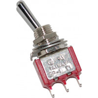 MINI HIGH/LOW BEAM TOGGLE SWITCH 5-AMP 1/4