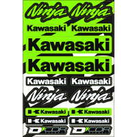 KAWASAKI STREET DECAL SHEET