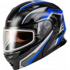 MD-01S TRANSISTOR SNOW HELMET BLUE/BLACK 3X