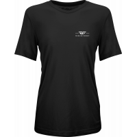 WOMEN'S FLY MOTTO TEE BLACK 2X