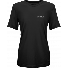 WOMEN'S FLY MOTTO TEE BLACK 2X