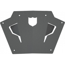 FRONT SPORT BUMPER SKID PLATE TITANIUM METALLIC POL
