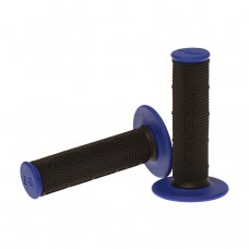 DUAL COMPOUND GRIPS BLUE WITH BLACK CENTER DUAL COMPOUND GRIPS BLUE WITH BLACK CENTER