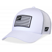 FLAG SNAPBACK HAT WHITE/WHITE