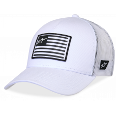 FLAG SNAPBACK HAT WHITE/WHITE