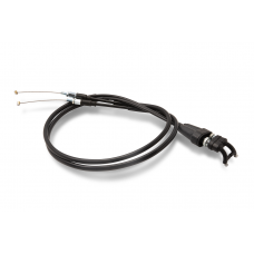 BLACK VINYL THROTTLE CABLE PUSH-PULL  SET KTM/HUS/GAS
