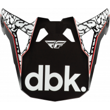 FORMULA CP DBK VISOR BLACK/WHITE/RED XL-2X
