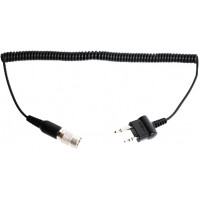 SR10 2-WAY RADIO CABLE STRAIGHT TWIN PIN CONNECTOR