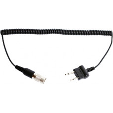 SR10 2-WAY RADIO CABLE STRAIGHT TWIN PIN CONNECTOR