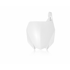 FRONT NUMBER PLATE WHITE