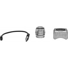 LED RECHARGEABLE DOME LIGHT SILVER