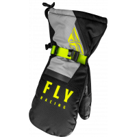 CASCADE MITTENS BLACK/GREY/HI-VIS 2X