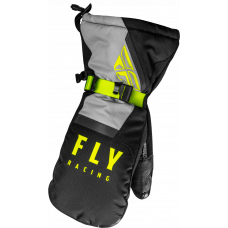 CASCADE MITTENS BLACK/GREY/HI-VIS 2X