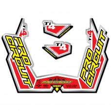 TI-4GP STICKER KIT REPLACEMENT MUFFLER STICKERS TI-4GP STICKER KIT REPLACEMENT MUFFLER STICKERS