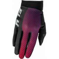 YOUTH F-16 GLOVES BLACK/RED/PURPLE Y2XS