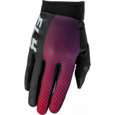 YOUTH F-16 GLOVES BLACK/RED/PURPLE Y2XS