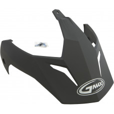 VISOR W/SCREWS MATTE BLACK GM-11