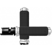 MEMORY FOAM SMALL CHROME TWIST GRIP